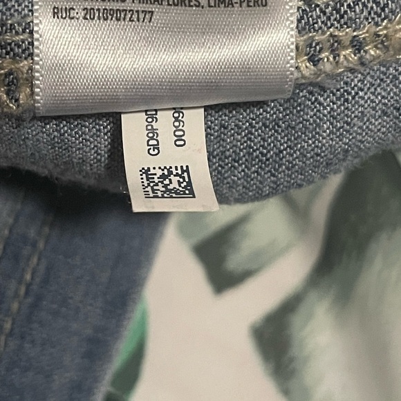 AMERICAN Eagle Zip Front Denim Overall Dress Size 6 - Picture 15 of 15